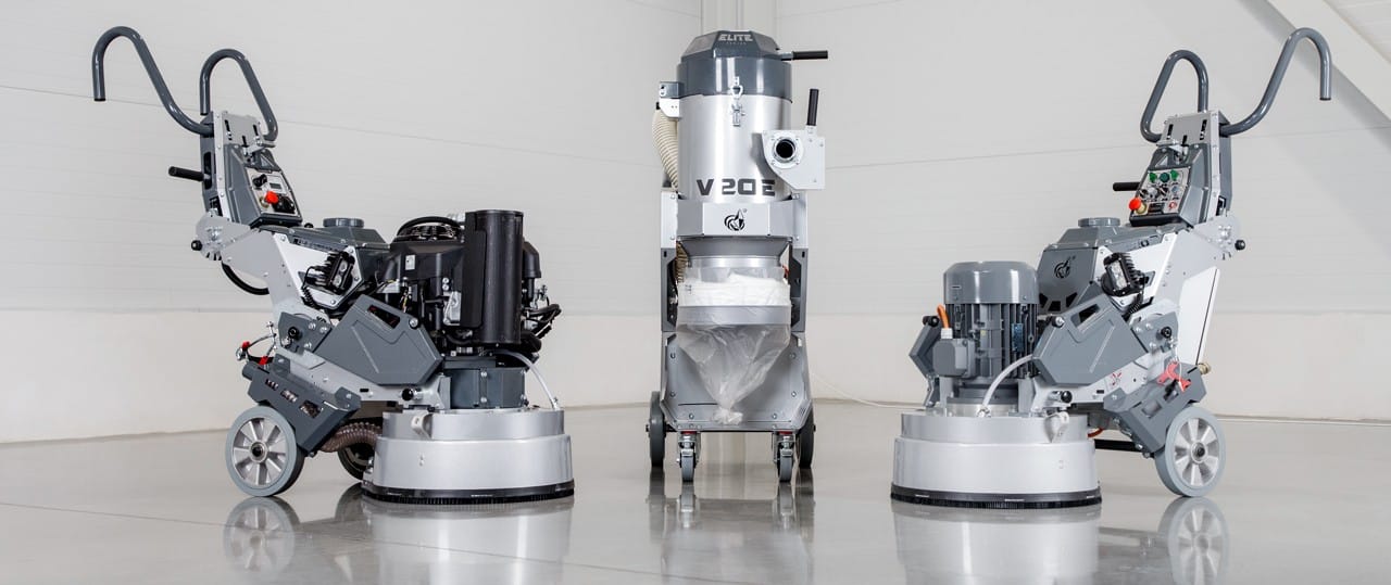 Betongsliper L20S7 / L20ES7 / L20OES7 – 20" betongslipere med kraftige motorer for prosjekter