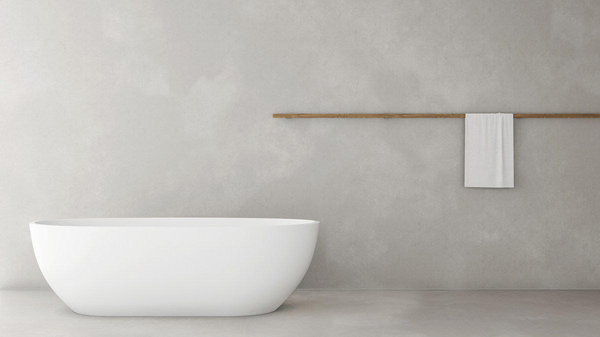 Totalrenovering av bad – prosess og mikrosement fra Nordflo