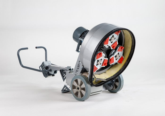 Elektrisk gulvsliper – L19S7 / L19EUS7 / L19ES7 – 20" betongsliper med tre slipehoder og robust design.