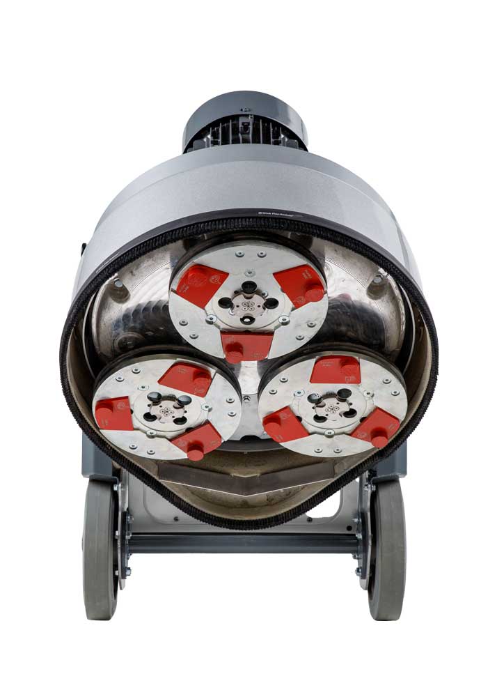 Betongsliper L20S7 / L20ES7 / L20OES7 – 20" med tre slipehoder for effektiv polering