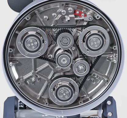 Propan Betongsliper L20GS7 – 20" motor detaljer, effektiv kjøring uten strøm, perfekt for mikrosement og epoxy prosjekter.
