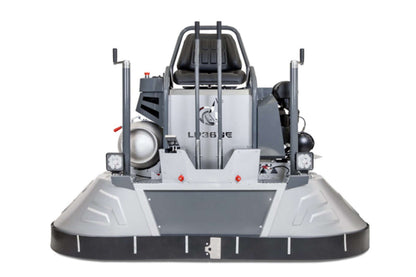 LP36GE – 80" Propanbasert Ride-On Poleringsglatter baksidevisning med KOHLER-motor og 13,2" verktøyholdere.