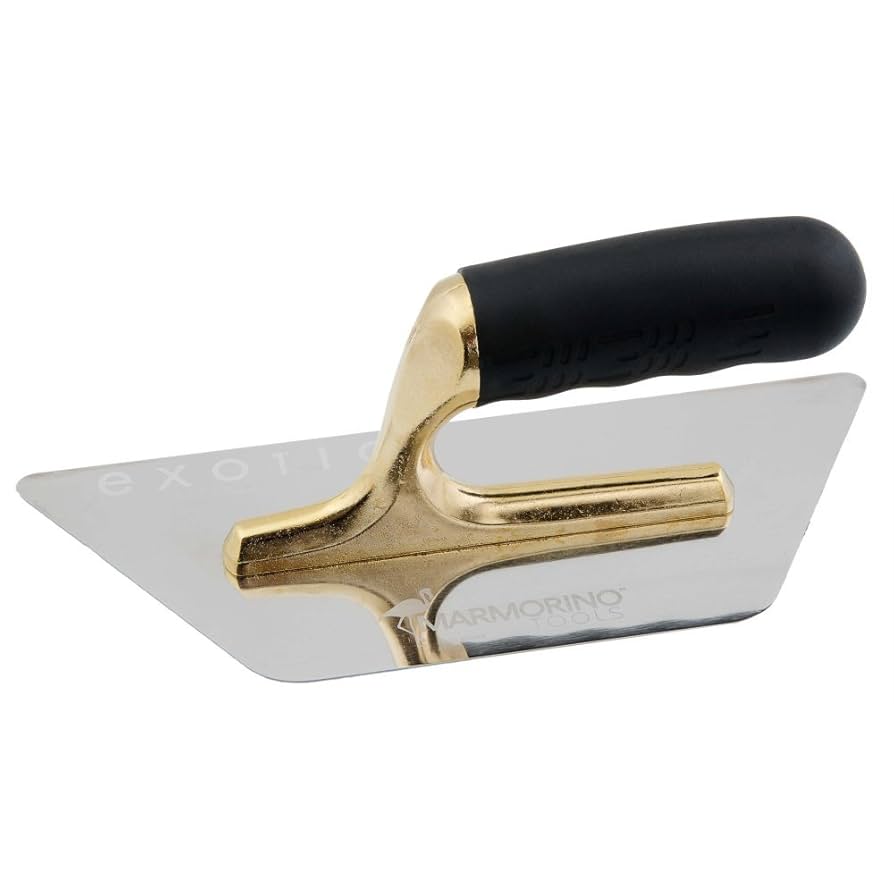 Elite Pro Dual Exotic 240/100 mm trowel with a sleek design for precision in mikrosement and epoxy applications.